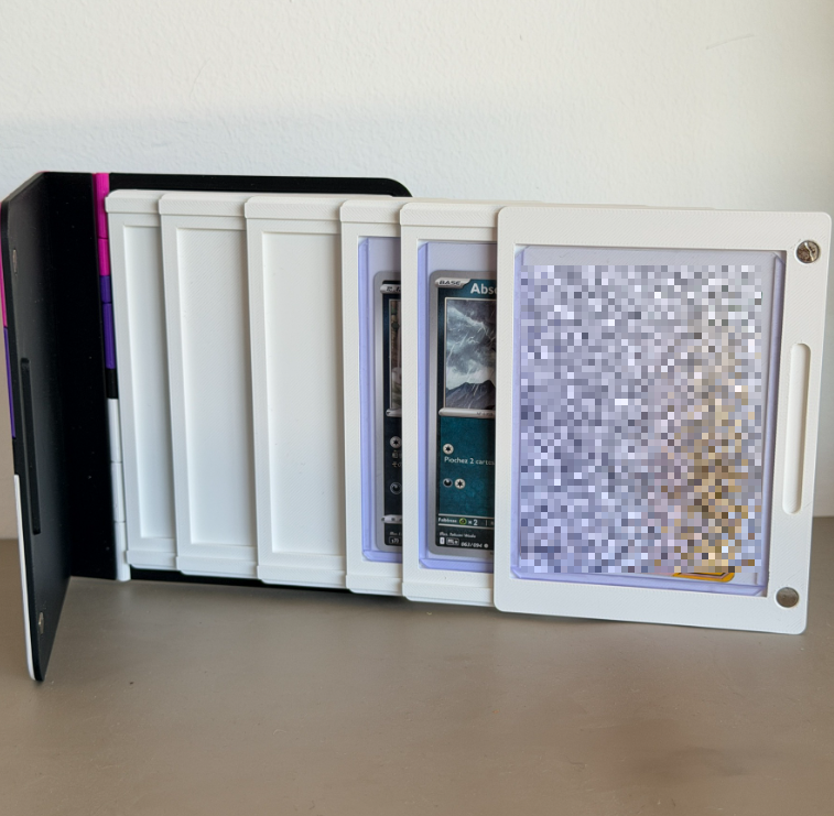 Classeur Premium 6 Cartes Toploader 3"x4 – Édition Master Ball