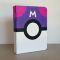 Classeur Premium 6 Cartes Toploader 3"x4 – Édition Master Ball